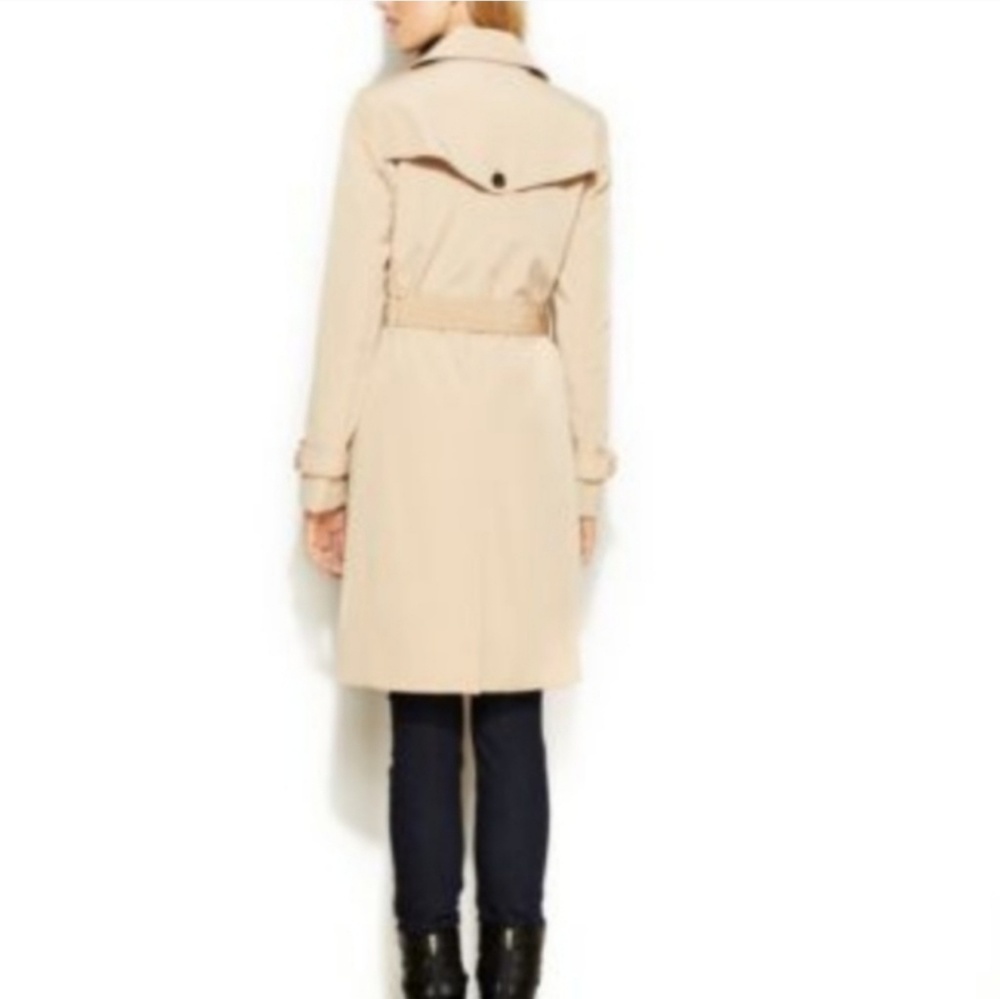 💕Calvin Klein💕Women's BELTED LONG TRENCH - Picture 2 of 8
